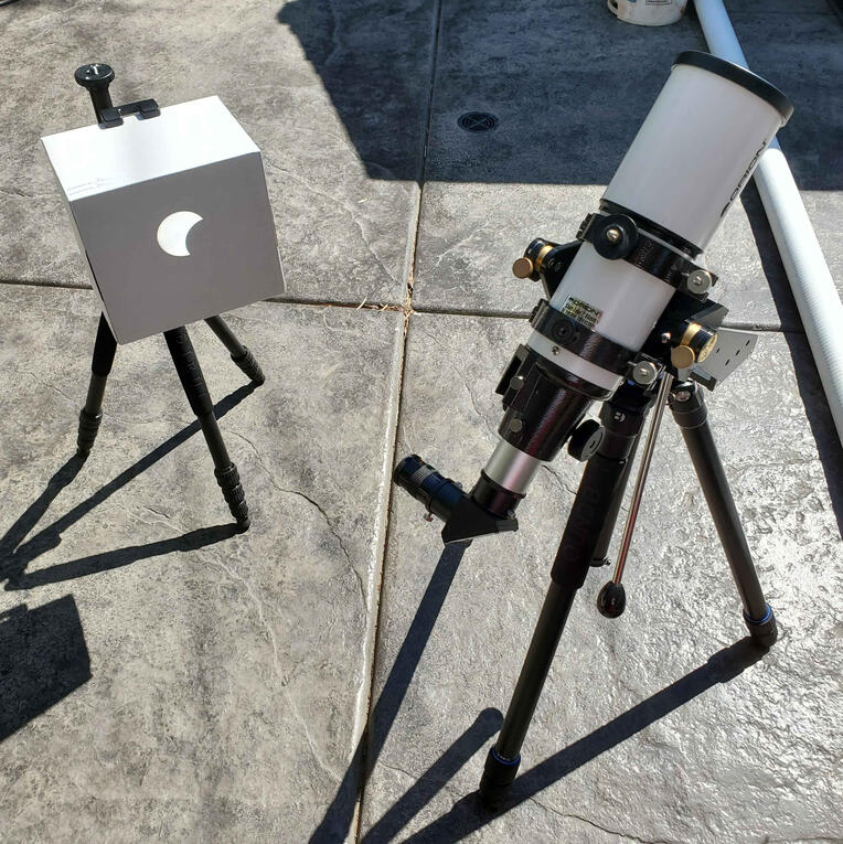 Solar Projection with ST80